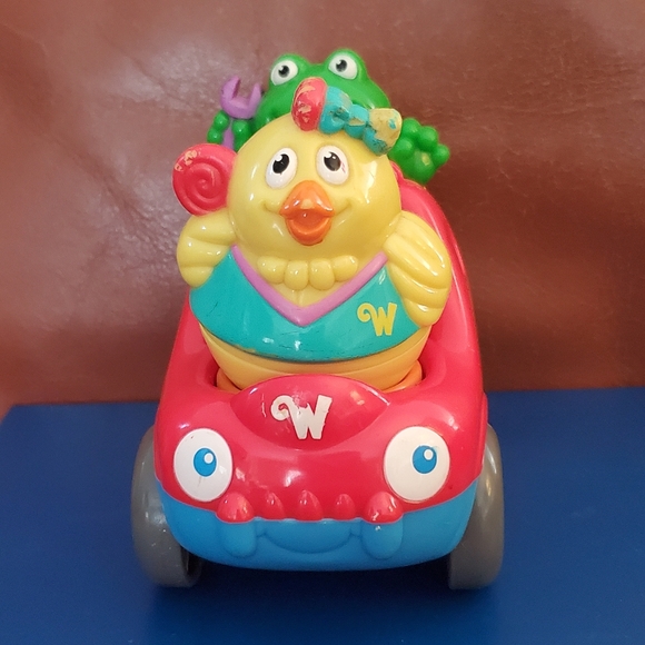 2003 Hasbro Playskool Weebles Red Truck Chicken Frog Pretend Play Toys - Picture 1 of 15